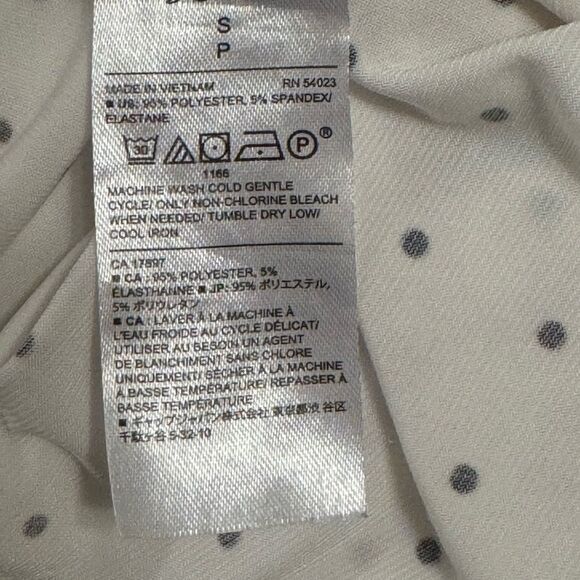 Timeless! Banana Republic black & white polka-dot top! - Picture 9 of 9